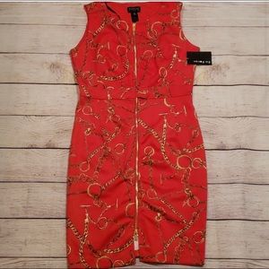 ENFOCUS STUDIO CHAIN PRINT DRESS